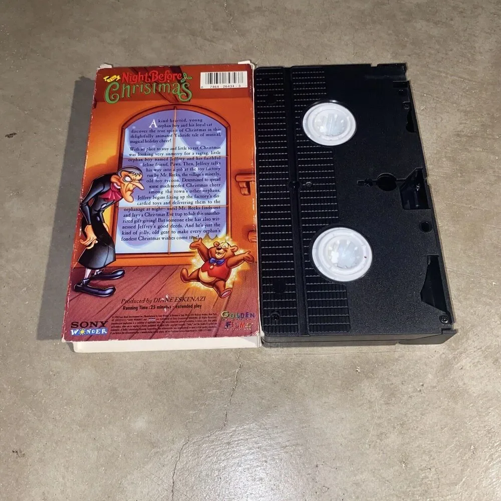 The Night Before Christmas (VHS 1994) Sony Wonder Golden Films